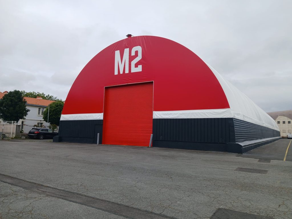 Bâtiment de stockage textile – vue du pignon – Charente-Maritime (17)